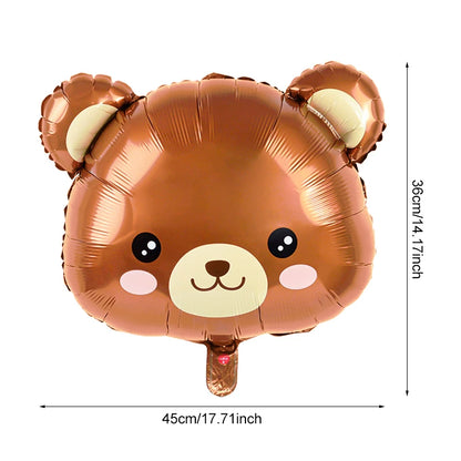 Brun björn folieballonger