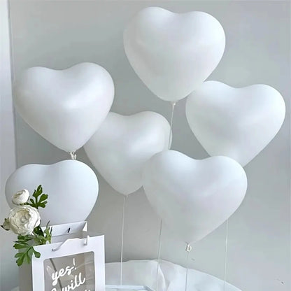 Hjärtballonger - 12-pack