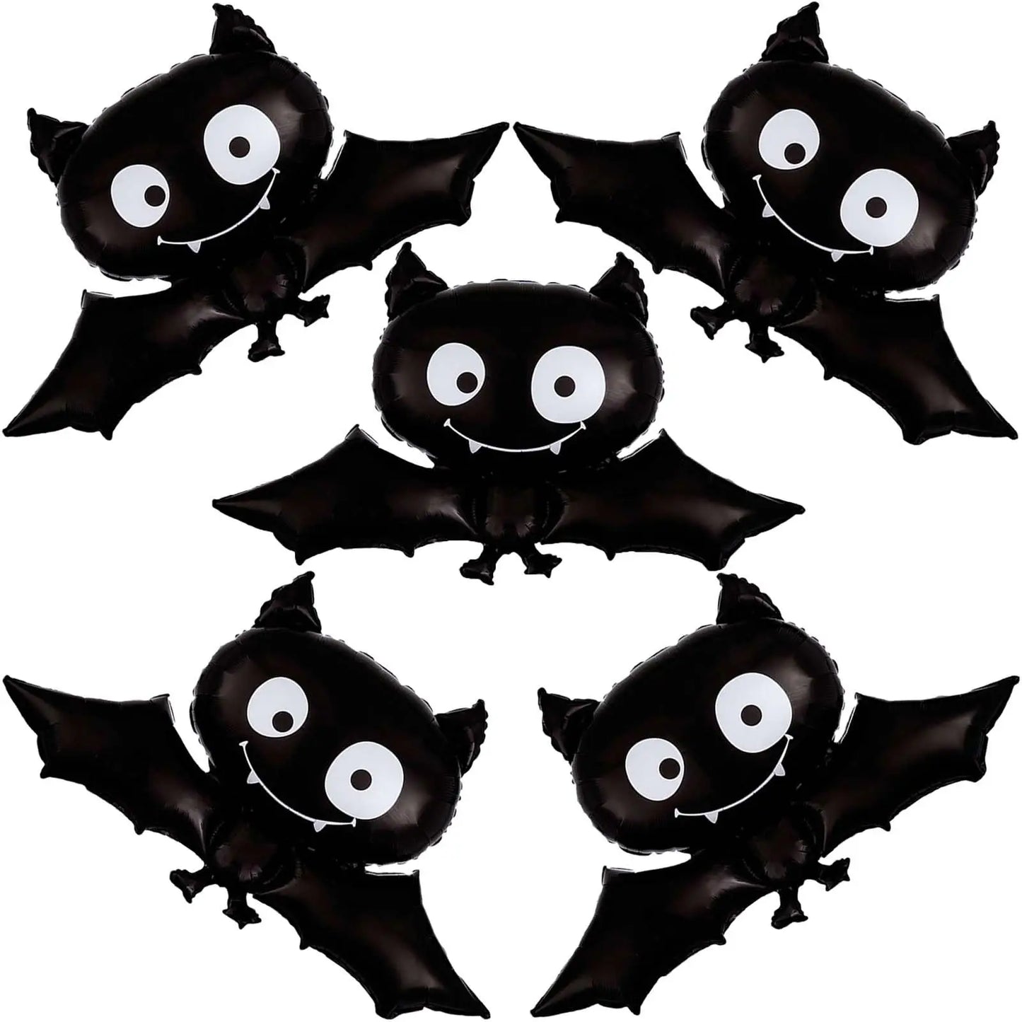 Ballonger fladdermöss - 5-pack 89 cm